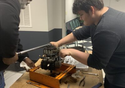 LSUHS Students at VSU Small Engine Mechanics Workshop