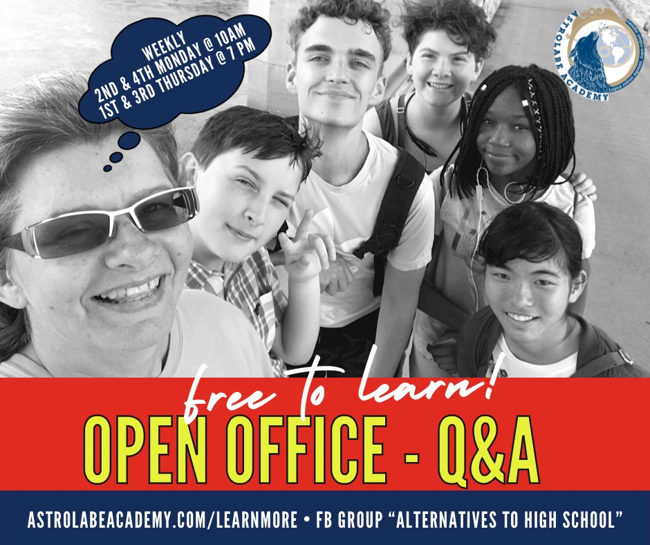 Open office hours - Q&A Image showing Coach Terry and group of teens with banner and text Open office hours - Q&A