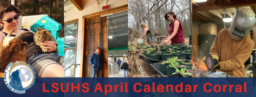 LSUHS Calendar Corral: April 2019