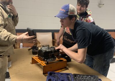 LSUHS Students at VSU Small Engine Mechanics Workshop